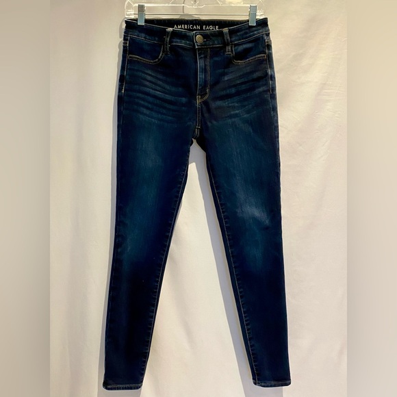 American Eagle Outfitters Denim - American Eagle Dark Wash Hi-Rise Stretch Jeggings, size 8L